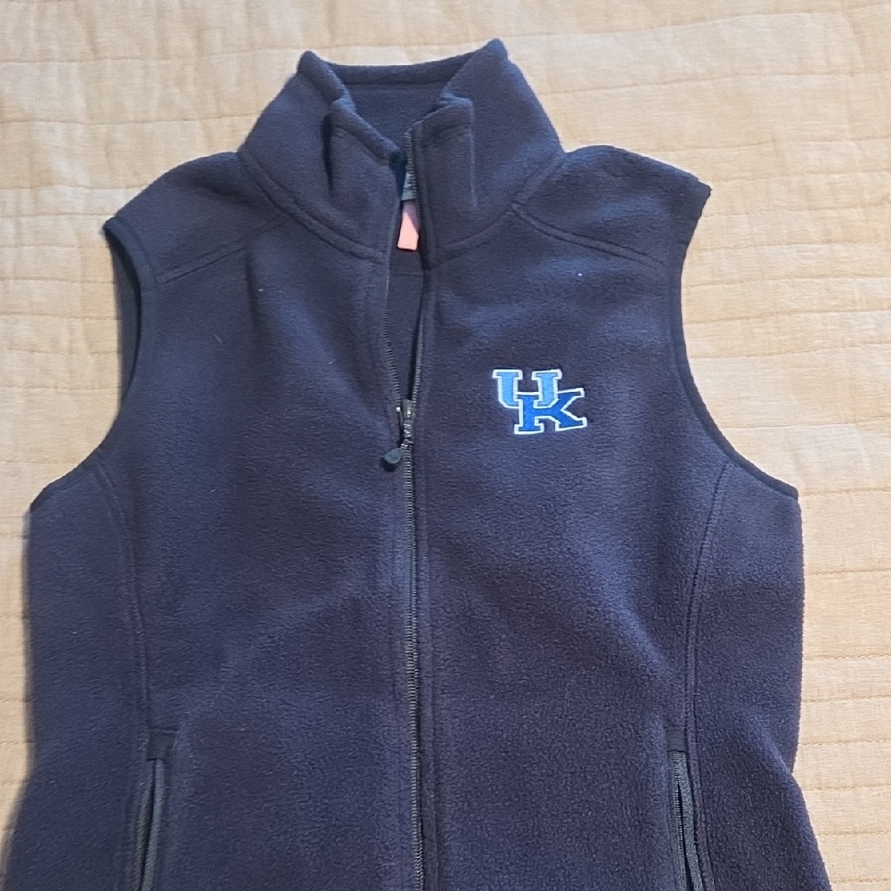 Vineyard Vines Navy Blue Fleece Vest